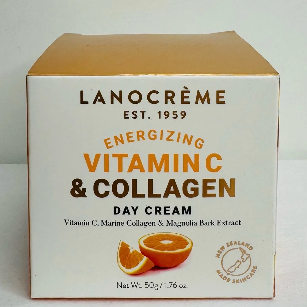 Lanocreme Energizing Vitamin C & Collagen Day Cream Moisturizer - Picture 3 of 6